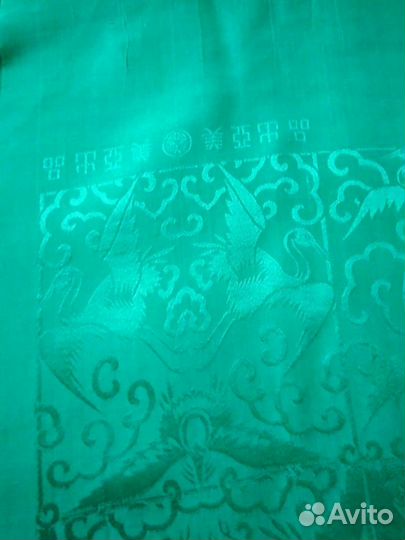 Скатерть Китай, Шелк. Винтаж