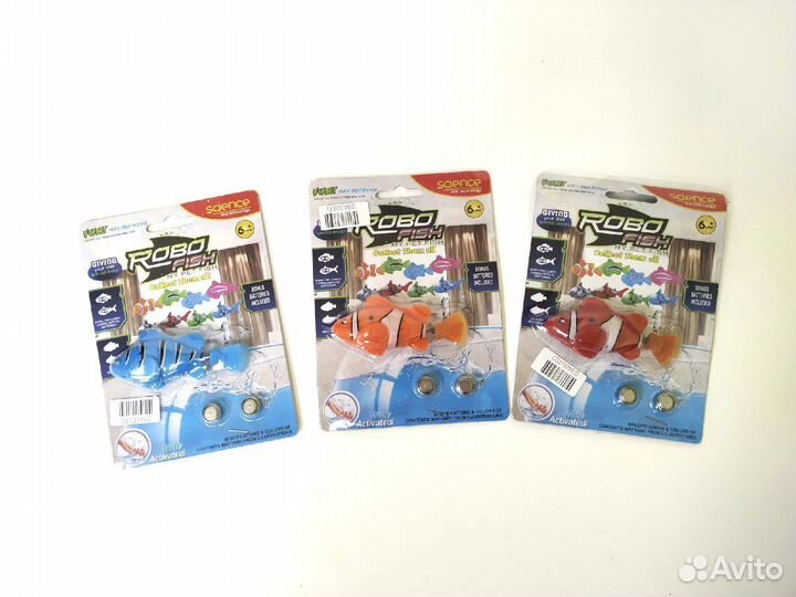 Роборыбка на батарейках