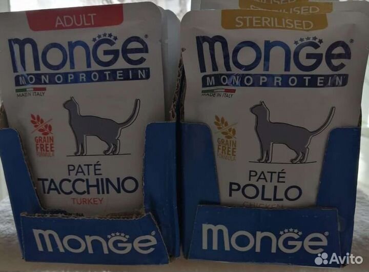 Влажный корм для кошек Monge