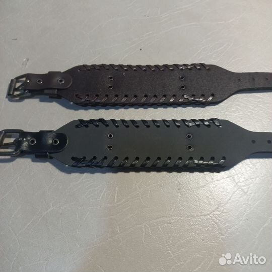 Браслеты коженный языческий,волк,молот тора