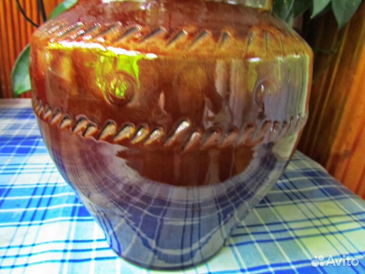 Ваза для цветов майолика СССР