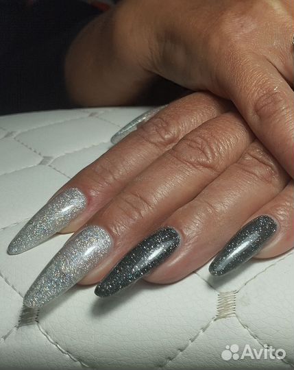 Наращивание коротких ногтей на гелевые типсы