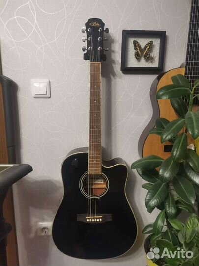 Акустическая гитара Aria ad-18ce bk