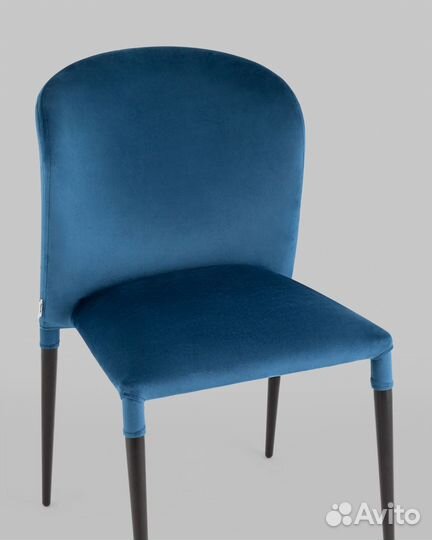 Стул Лори велюр синий