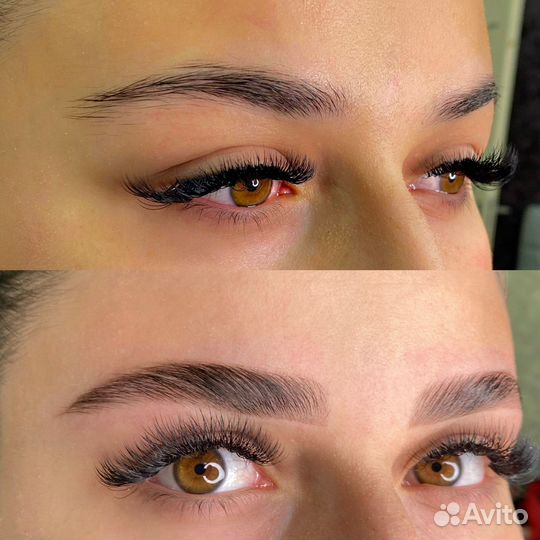 Модели Коррекция окрашивание бровей