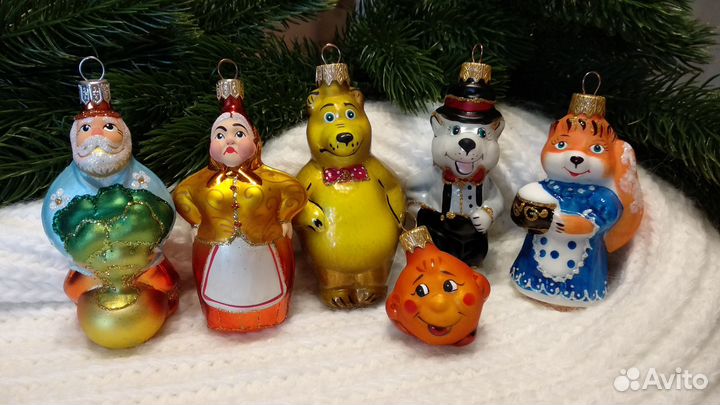 Елочные игрушки стекло новые
