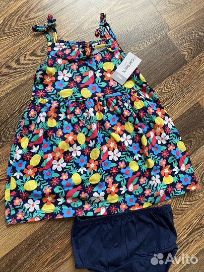 Платье и ромпер на девочку 1,5-2 года Carter’s