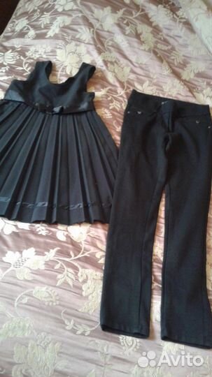 Школьная форма чёрная,темно-синяя 134,140,146,152