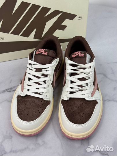 Кеды Nike Travis Scott x Air Jordan 1 Dark Pony Коллекция 2025