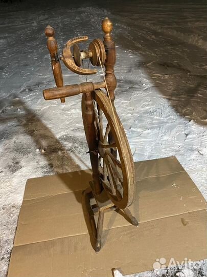 Прялка деревянная старинная