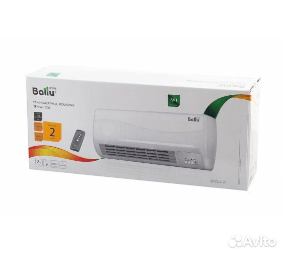 Тепловентилятор настенный керамический Ballu BFH/W