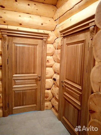 Двери и арки деревянные из массива дуба, ясеня