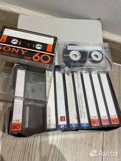 Аудиокассеты б/у sony, TDK, Maxell, Basf, Agfa