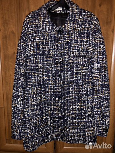 Пальто рубашка оверсайз