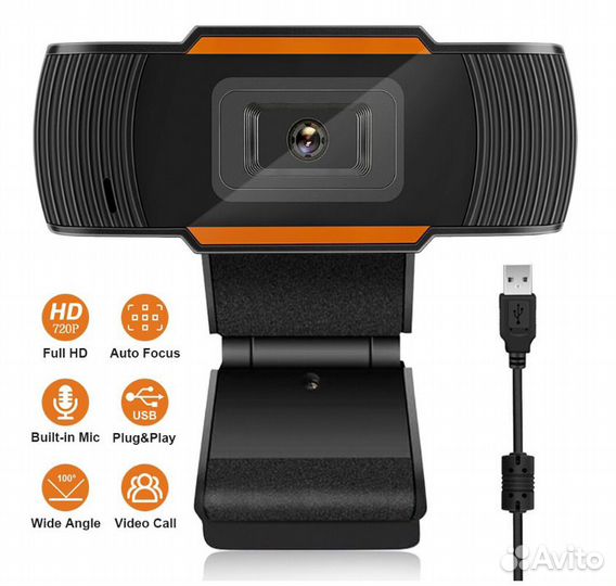 Веб-камеры HD с автофокусом, 720P, Новые
