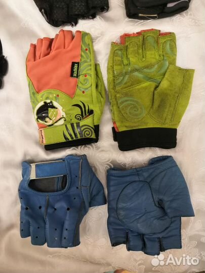 Перчатки для фитнеса митенки р S