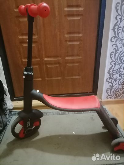 Самокат 3 в 1. Беговел. Велосипед