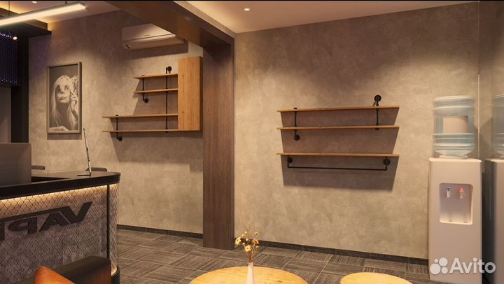 Табачный магазин с товаром и оборудованием