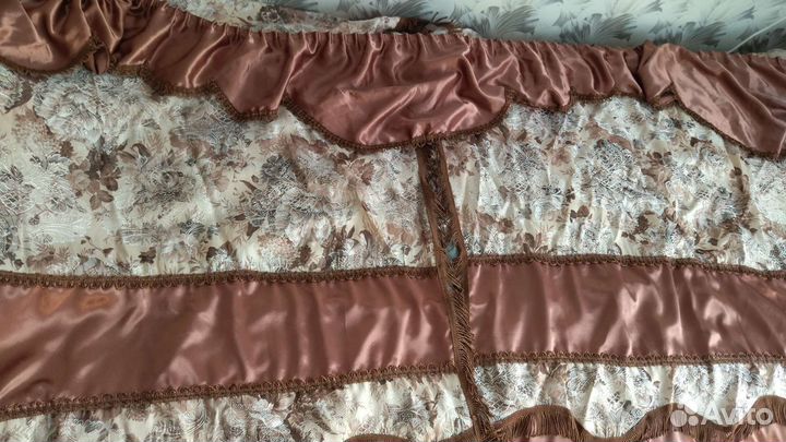 Шторы с ламбрекеном бу