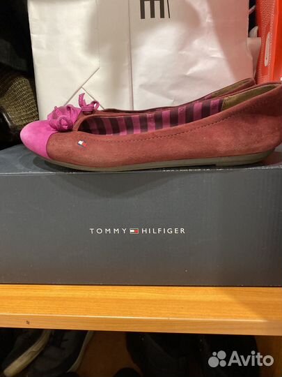 Балетки tommy hilfiger 36-36,5
