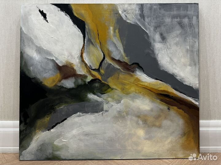 Картина абстракция акрил