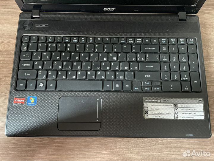 Acer aspire 5552G-P343G32Mnkk