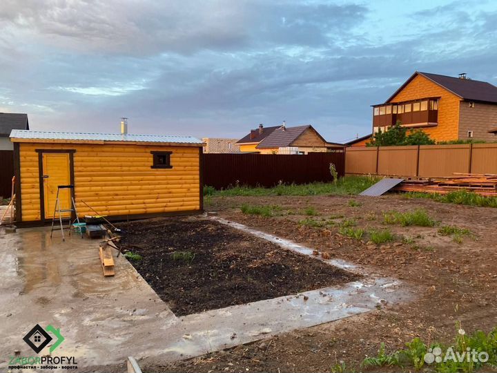 Заборы из профнастила / Заборы под ключ