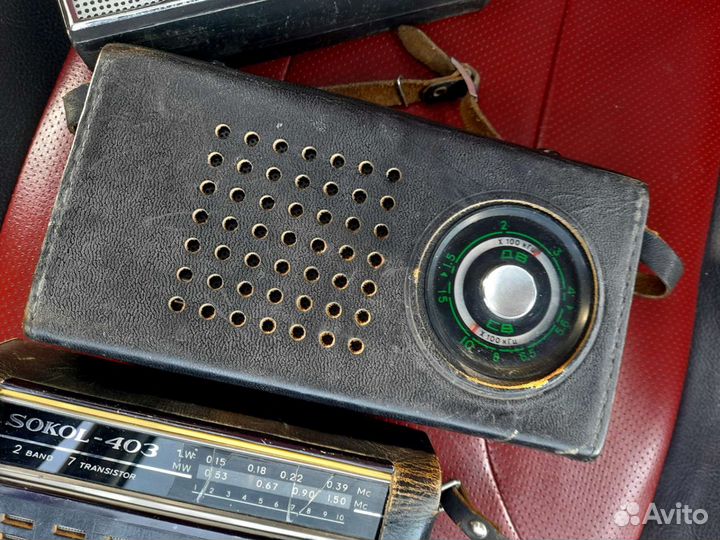 Три радиоприемника на запчасти. СССР