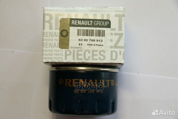 Фильтр масляный 8 200 768 913 8200768913 renault