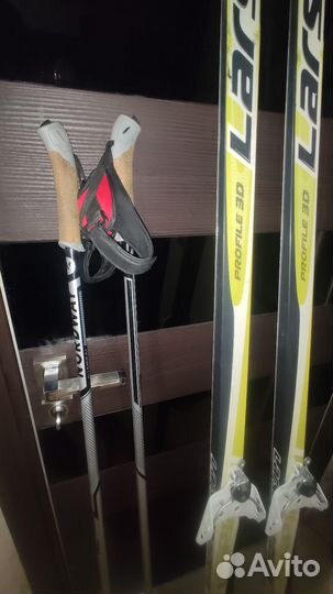 Беговые лыжи Larsen active с палками