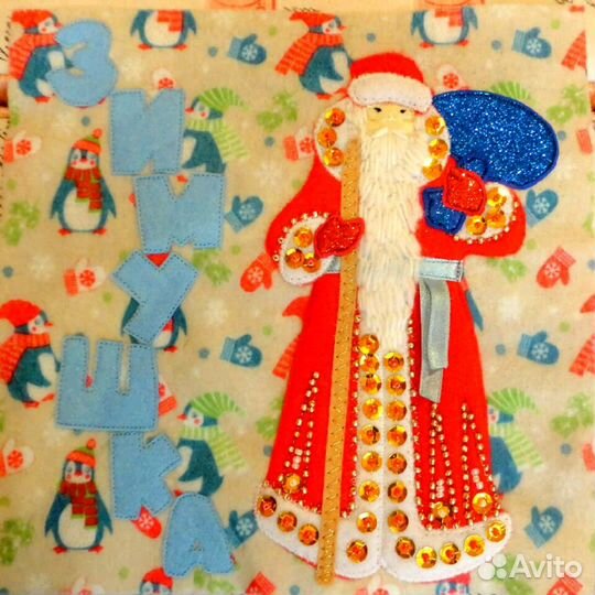 Развивающая книжка из фетра на заказ