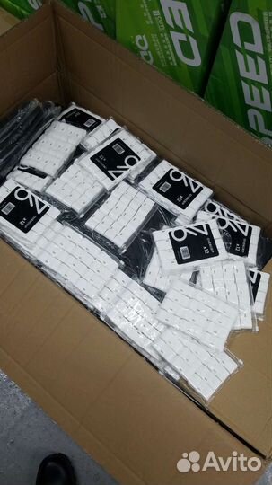 Теннисные намотки (Овергрип) 7/6 Pro - White 12шт