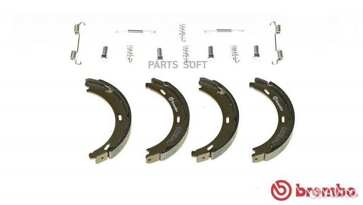 Brembo S50502 Колодки ручного тормоза mercedes W24