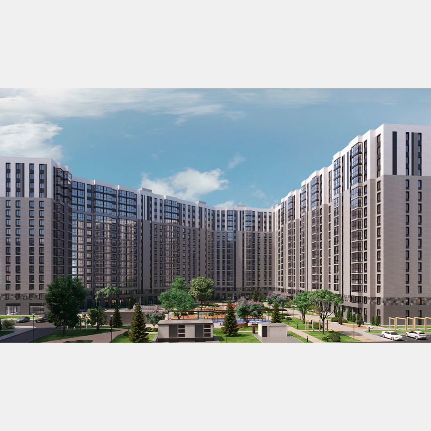 1-к. квартира, 42,9 м², 2/15 эт.