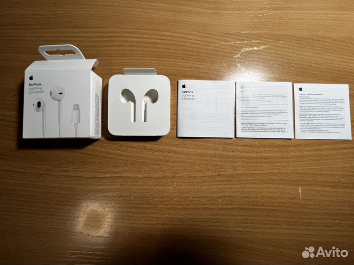 Наушники apple earpods lightning