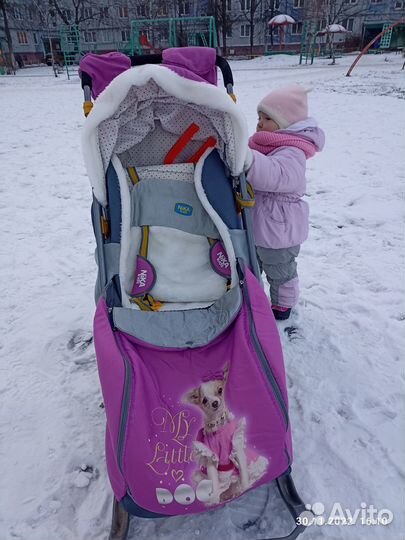 Коляска сани