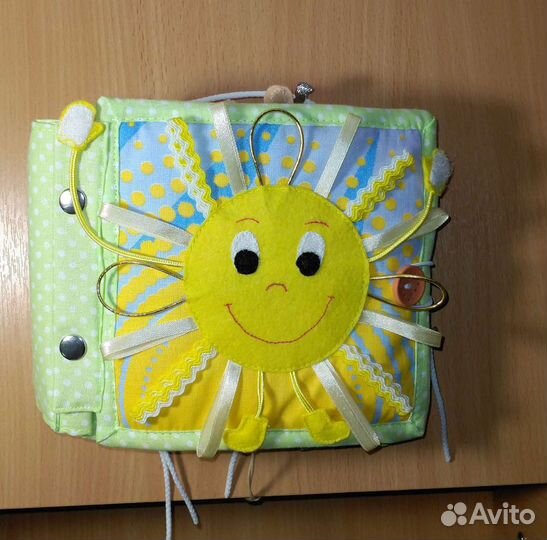 Книга из фетра и ткани