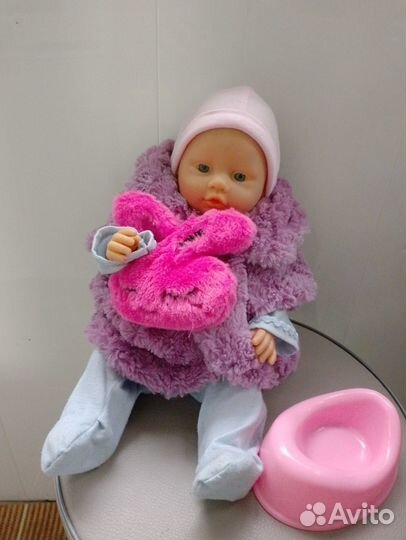 Кукла пупс 45см малышка бейби бон