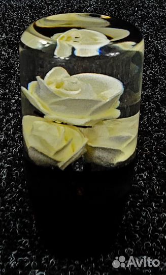 Ручка МКПП универсальная - Роза 10см (Белый)