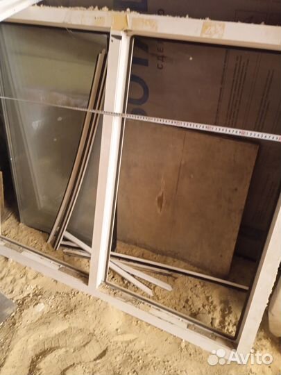 Окна пластиковые бу глухое