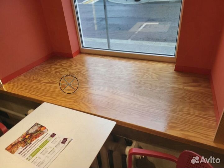 Деревянный подоконник. Экран для батареи