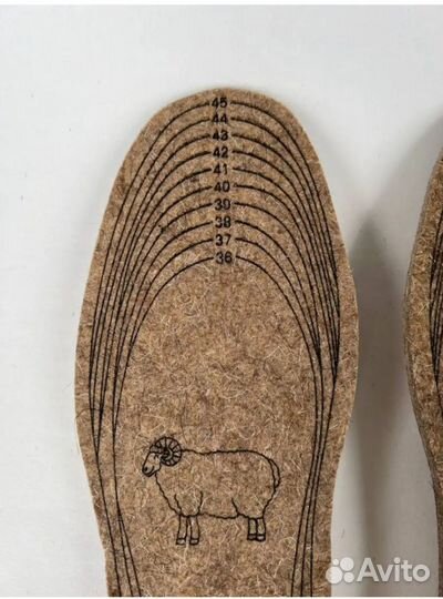 Стельки войлочные