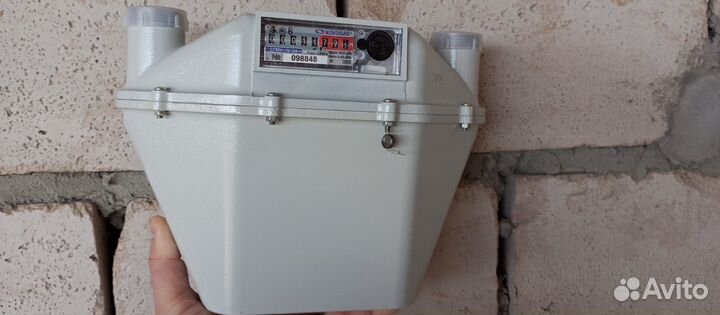 Газовый счетчик новый