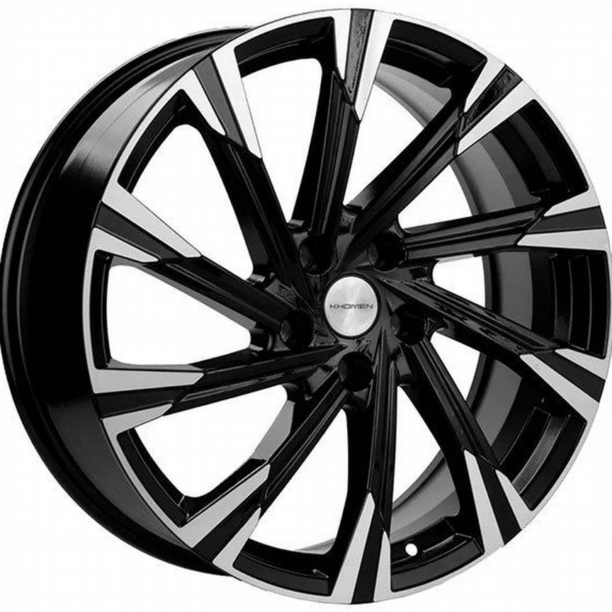 Диски Khomen KHW1901 7.5x19 5x112 ET32 D66.6 Black-FP