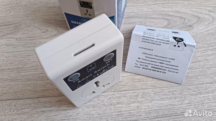 Умная розетка gsm