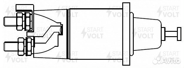Втягивающее реле стартера startvolt VSR 2002