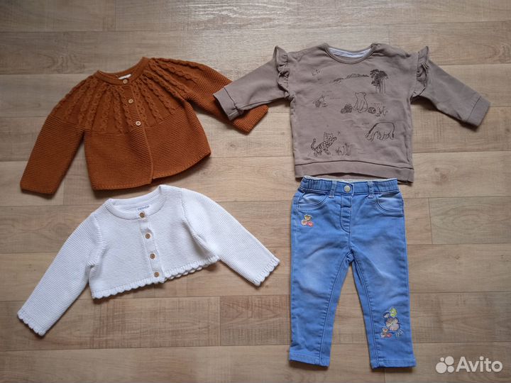 Лонгслив Next лосины платье кофта 68-74