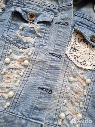 Жилет джинс 40-42рр