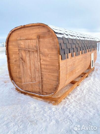 Баня бочка под ключ