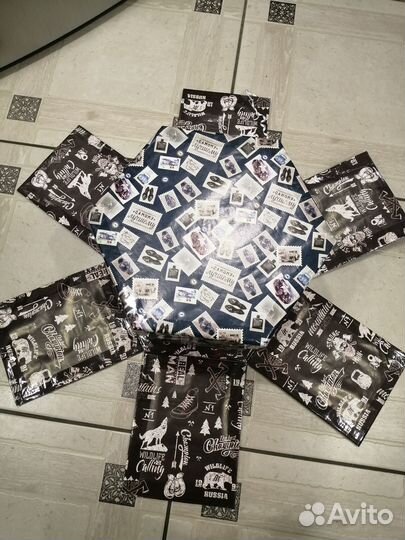 Упаковка для подарка, огромная коробочка сюрприз